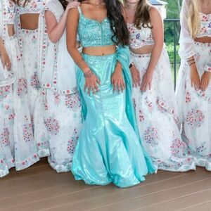 LEHNGA CHOLI PARTY DRESS INDIAN BOLLYWOOD SARI SAREE WOMENS FORMAL